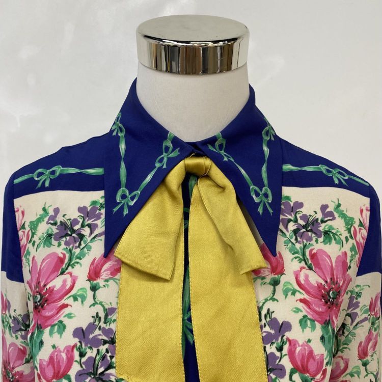 Gucci Gucci Floral Print Midi Dress IT 40 Size S / US 4 / IT 40 - 6 Thumbnail