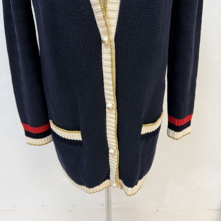 Gucci Gucci LOVED Pearl Button Cardigan Size XS Size XS / US 0-2 / IT 36-38 - 10 Thumbnail
