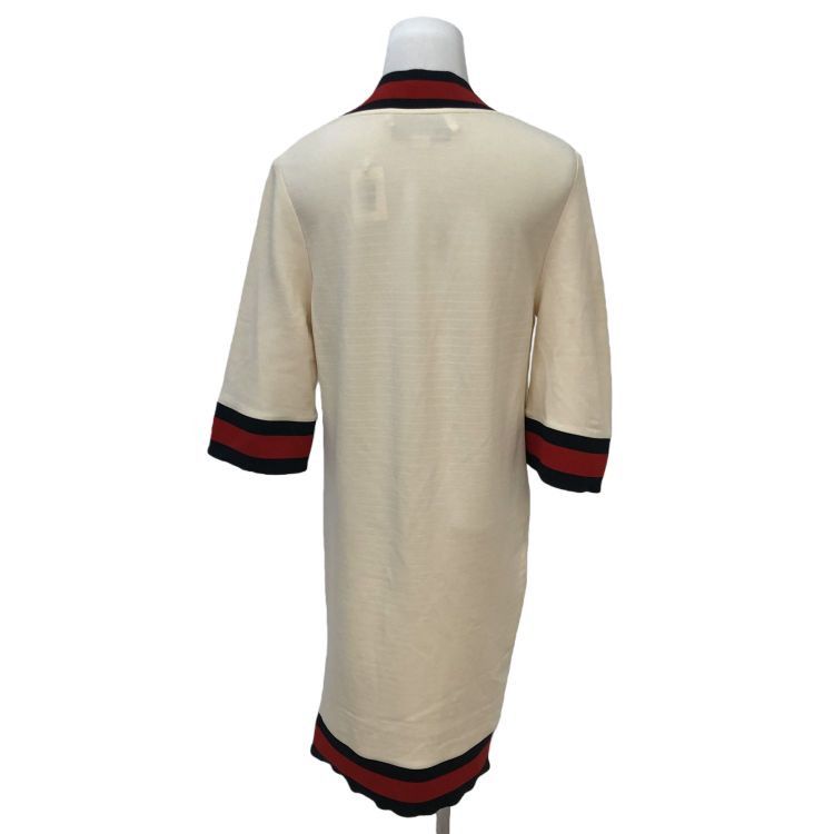 Gucci Gucci V-Neck Stripe Trim Dress Size S Size S / US 4 / IT 40 - 2 Thumbnail