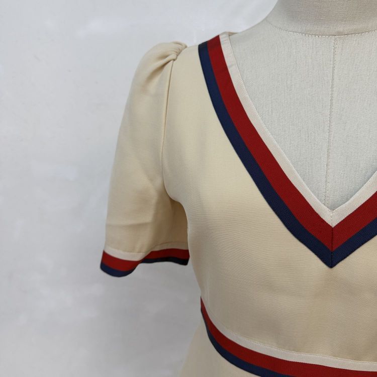 Gucci Gucci Web Trim Dress Size 40 Size S / US 4 / IT 40 - 8 Thumbnail