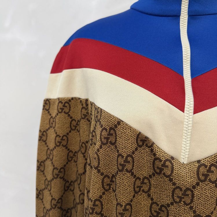 Gucci Gucci GG Monogram Colorblock Zip-Up Mini Dress Size M Size M / US 6-8 / IT 42-44 - 8 Thumbnail