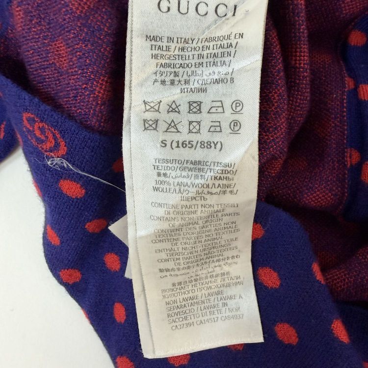 Gucci Gucci GG Polka Dot Wool Cardigan Size S Size S / US 4 / IT 40 - 5 Thumbnail