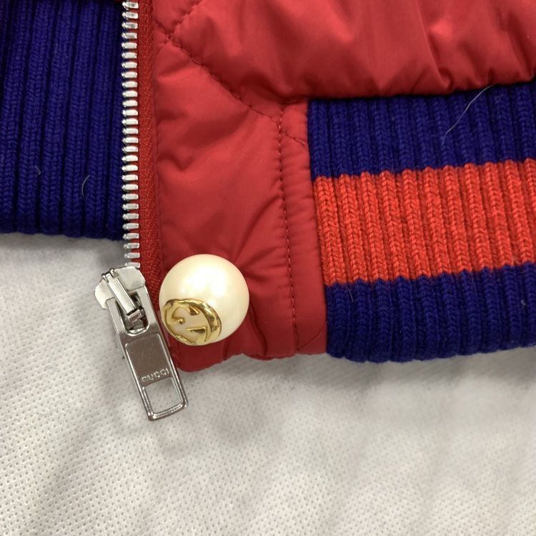 Gucci Gucci Red Quilted Ruffle Jacket Size 40 Size S / US 4 / IT 40 - 7 Thumbnail
