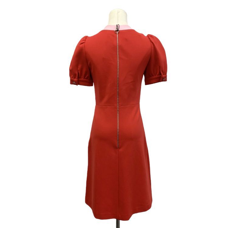 Gucci Gucci Red Bow Mini Dress Size S Size S / US 4 / IT 40 - 2 Thumbnail