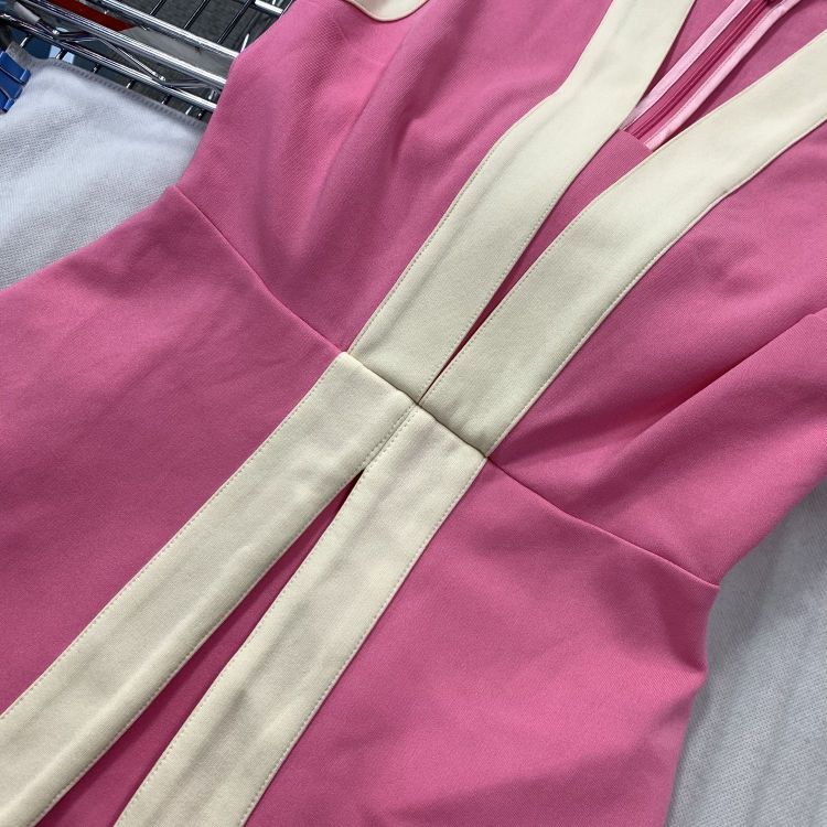 Gucci Gucci Pink Trimmed Mini Dress Size XS Size XS / US 0-2 / IT 36-38 - 8 Thumbnail