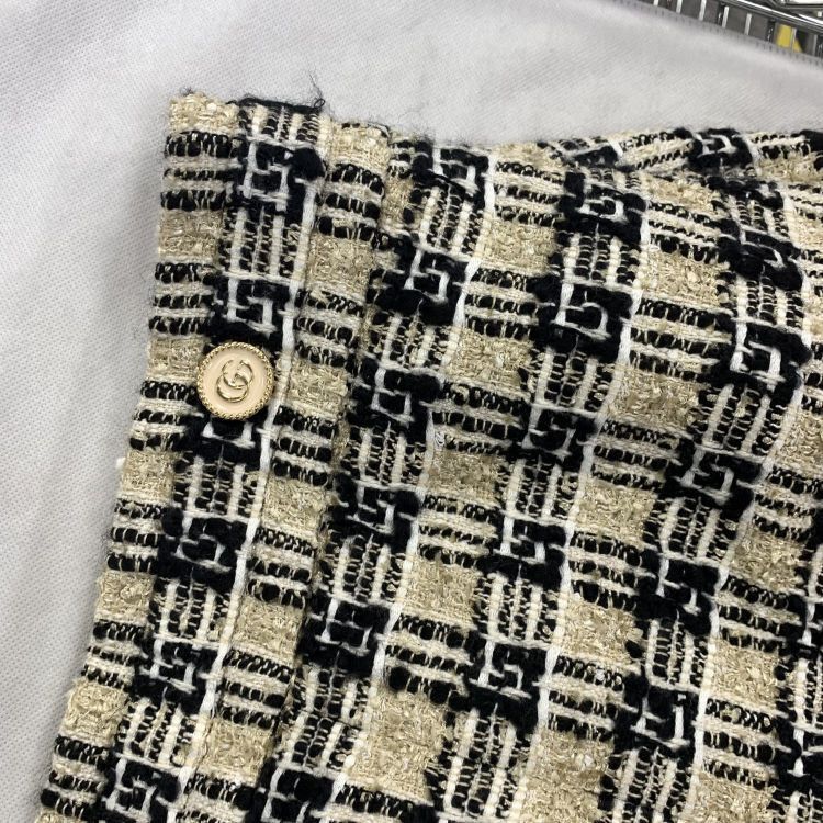 Gucci Gucci Checkered Tweed Mini Skirt Size 40 Size 27" / US 4 / IT 40 - 9 Thumbnail