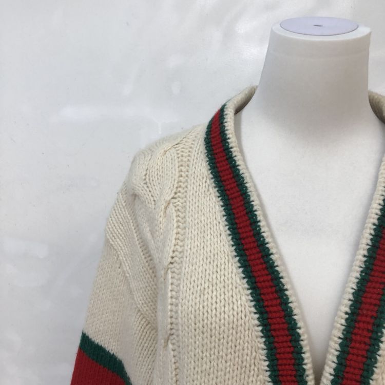 Gucci Gucci Cable Knit Cardigan Size M Size US M / EU 48-50 / 2 - 8 Thumbnail