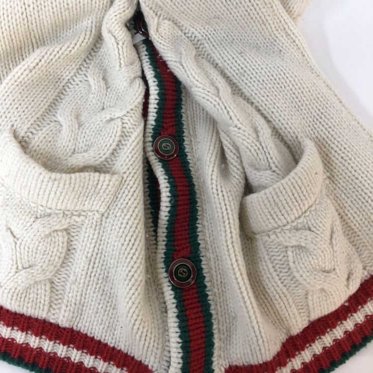 Gucci Gucci Cable Knit Cardigan Size M Size US M / EU 48-50 / 2 - 13 Thumbnail