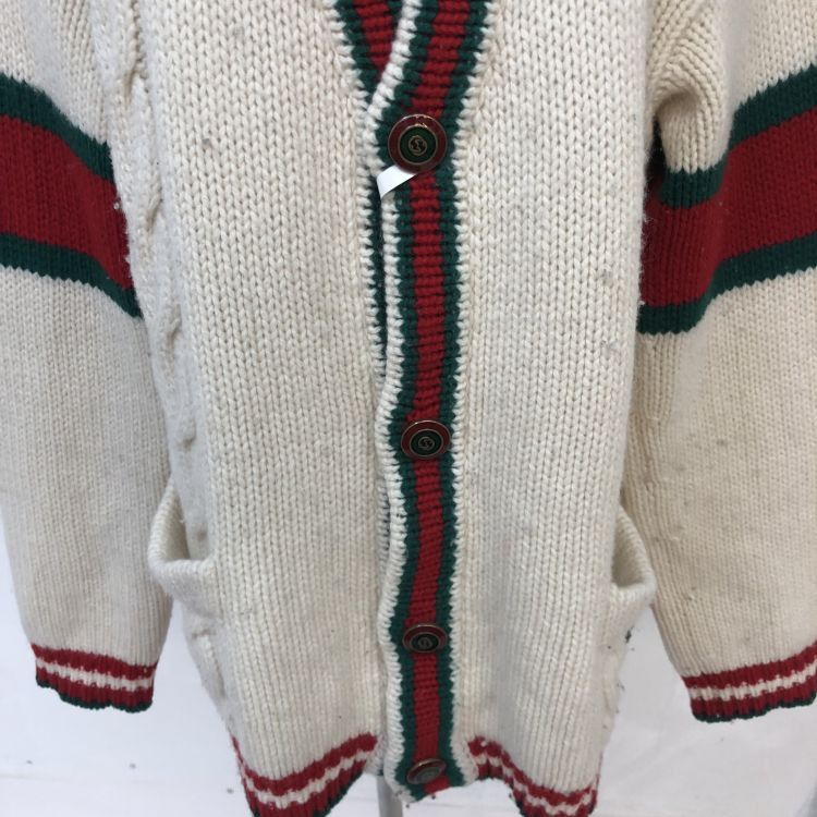 Gucci Gucci Cable Knit Cardigan Size M Size US M / EU 48-50 / 2 - 7 Thumbnail