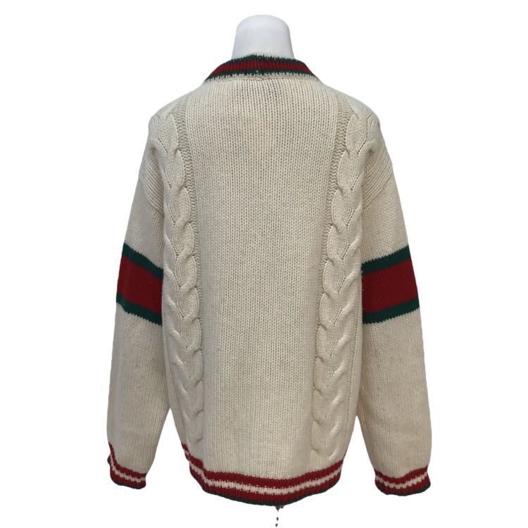 Gucci Gucci Cable Knit Cardigan Size M Size US M / EU 48-50 / 2 - 2 Thumbnail