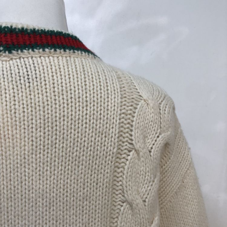 Gucci Gucci Cable Knit Cardigan Size M Size US M / EU 48-50 / 2 - 10 Thumbnail
