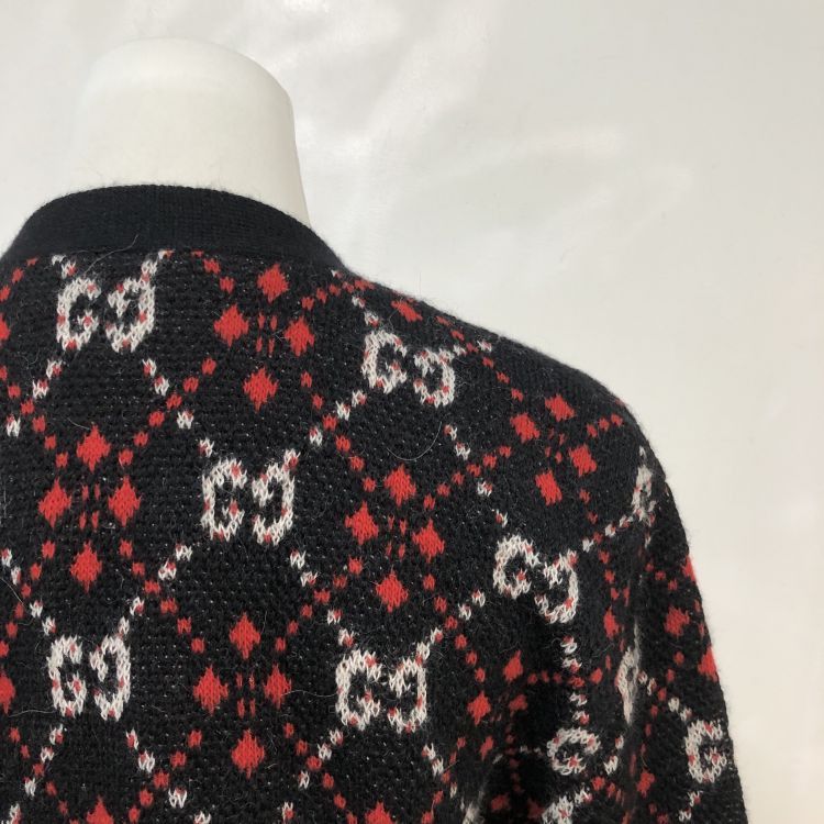 Gucci Gucci GG Diamond Pattern Cardigan Size S Size US S / EU 44-46 / 1 - 10 Thumbnail