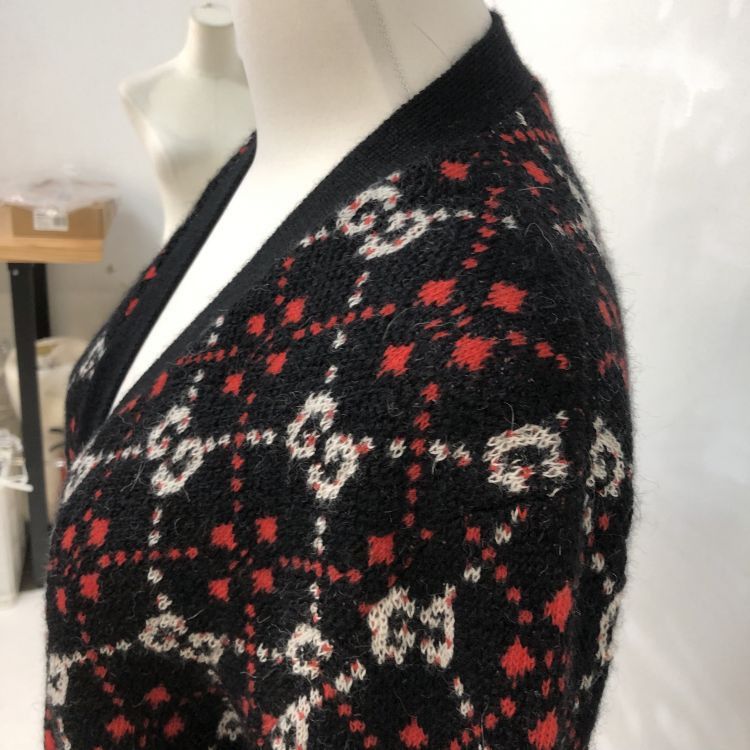 Gucci Gucci GG Diamond Pattern Cardigan Size S Size US S / EU 44-46 / 1 - 9 Thumbnail