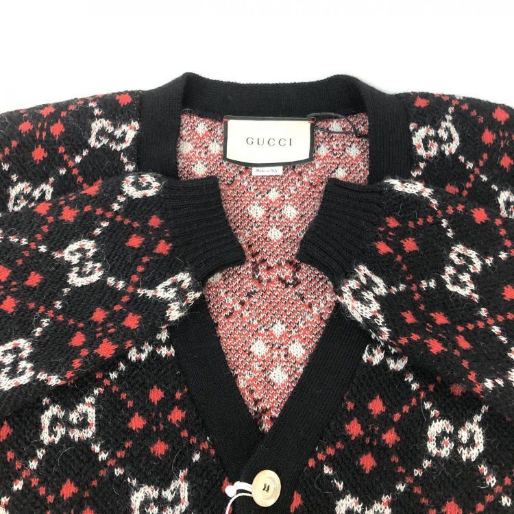 Gucci Gucci GG Diamond Pattern Cardigan Size S Size US S / EU 44-46 / 1 - 11 Thumbnail