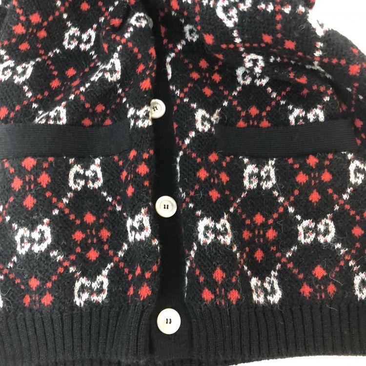 Gucci Gucci GG Diamond Pattern Cardigan Size S Size US S / EU 44-46 / 1 - 13 Thumbnail