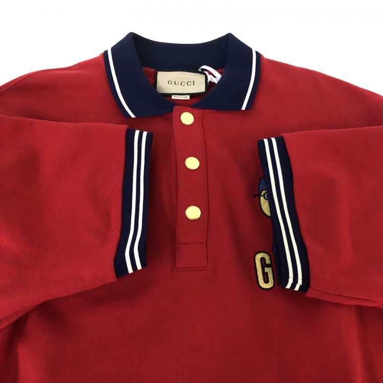 Gucci Gucci Cat Embroidery Polo Shirt Size M Size US M / EU 48-50 / 2 - 10 Thumbnail