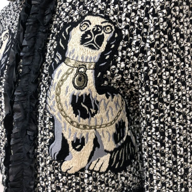 Gucci Gucci Embroidered Tweed Jacket Size 42 Size M / US 6-8 / IT 42-44 - 7 Thumbnail