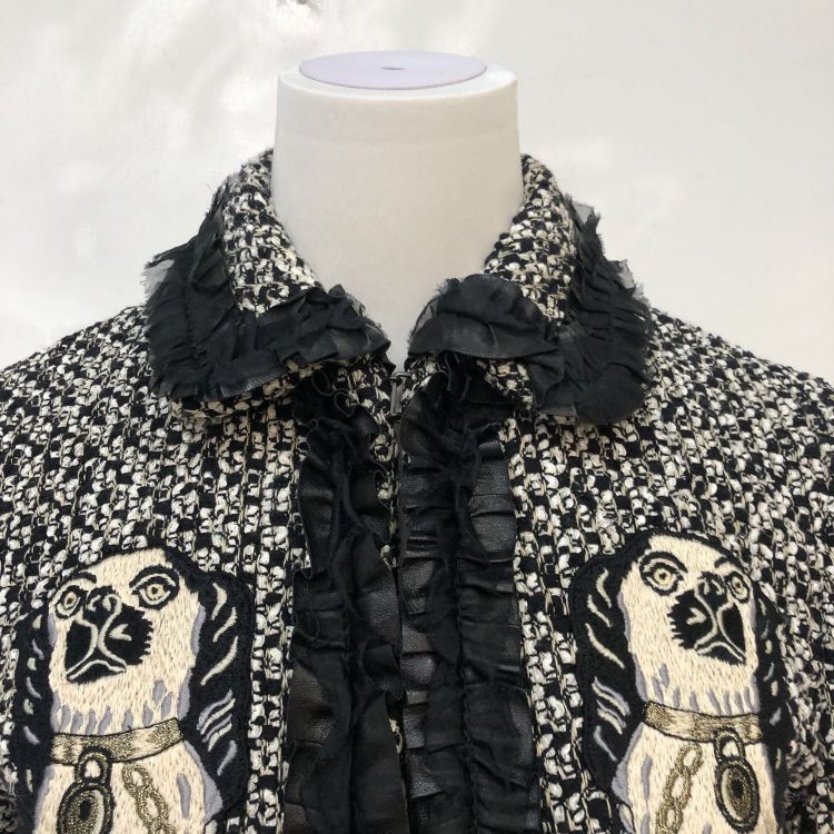 Gucci Gucci Embroidered Tweed Jacket Size 42 Size M / US 6-8 / IT 42-44 - 6 Thumbnail