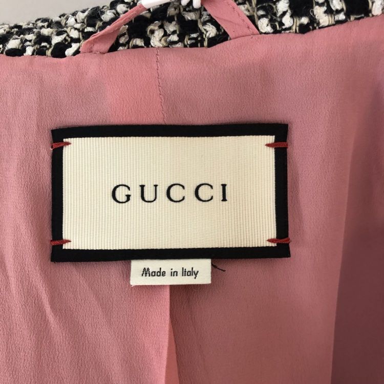 Gucci Gucci Embroidered Tweed Jacket Size 42 Size M / US 6-8 / IT 42-44 - 3 Thumbnail
