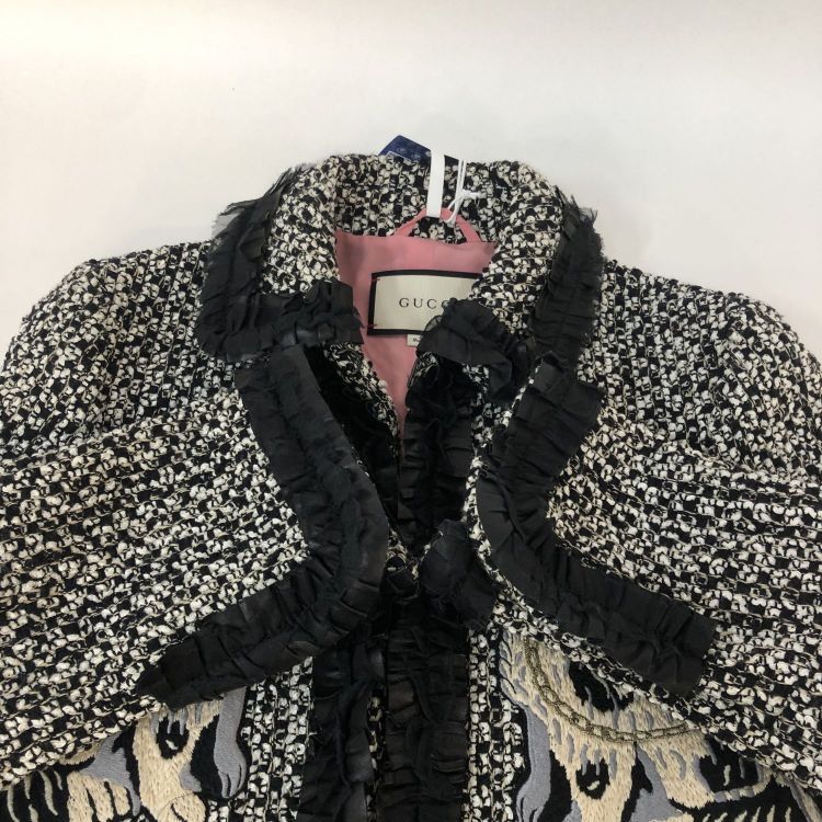 Gucci Gucci Embroidered Tweed Jacket Size 42 Size M / US 6-8 / IT 42-44 - 10 Thumbnail