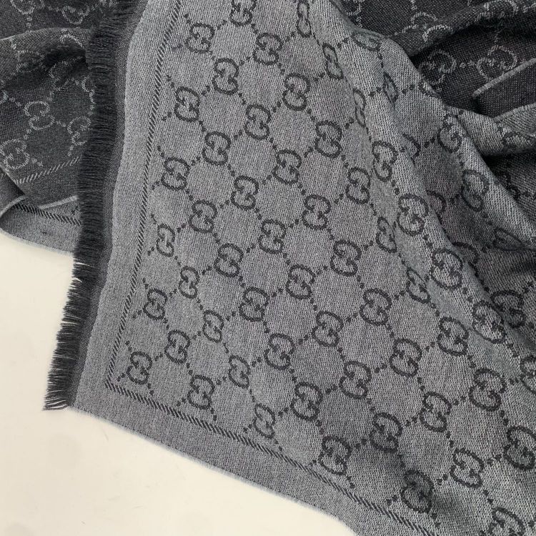 Gucci Gucci GG Logo Wool Scarf ONE SIZE Size ONE SIZE - 6 Thumbnail