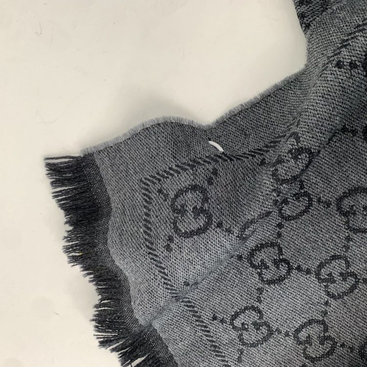 Gucci Gucci GG Logo Wool Scarf ONE SIZE Size ONE SIZE - 5 Thumbnail