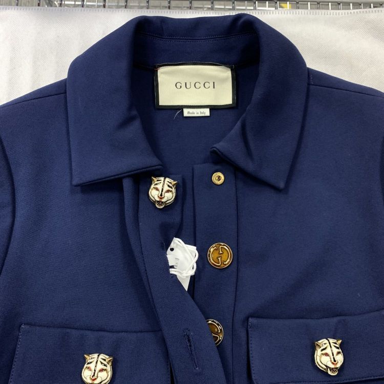 Gucci Gucci Tiger Button Belted Midi Dress XS Size XS / US 0-2 / IT 36-38 - 6 Thumbnail