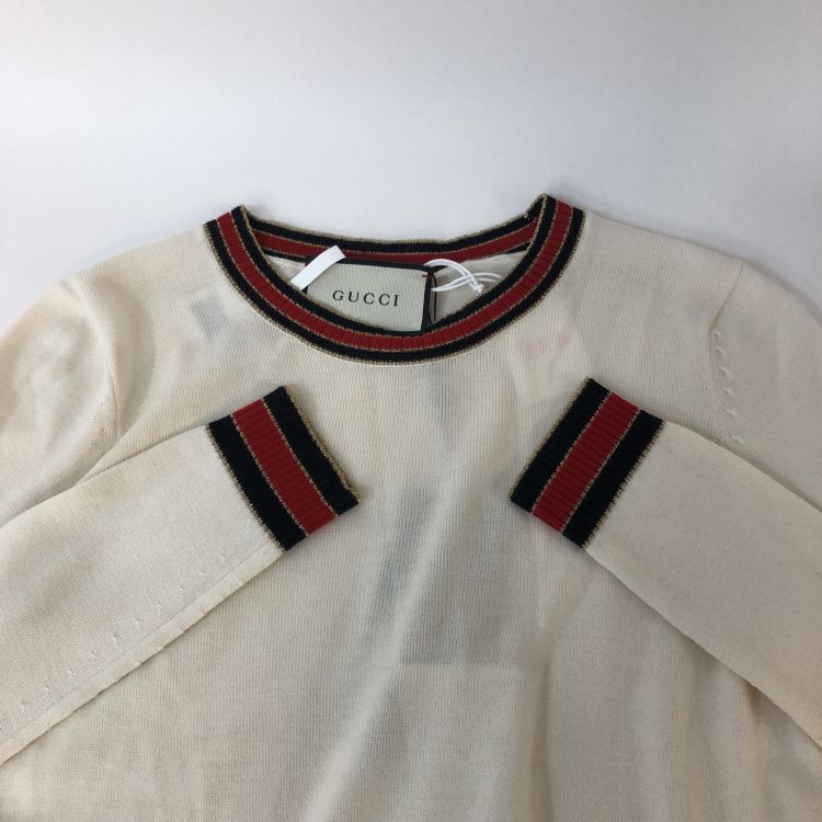 Gucci Gucci Striped Crewneck Sweater Size XS Size XS / US 0-2 / IT 36-38 - 10 Thumbnail