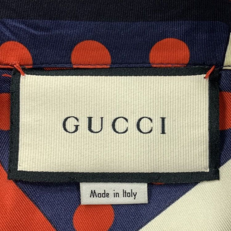 Gucci Gucci Geometric Pattern Silk Zip Jacket Size XS Size XS / US 0-2 / IT 36-38 - 3 Thumbnail