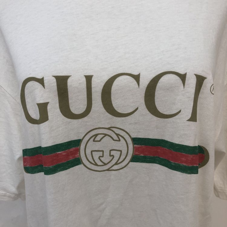 Gucci Gucci Logo T-Shirt Size M Size US M / EU 48-50 / 2 - 7 Thumbnail