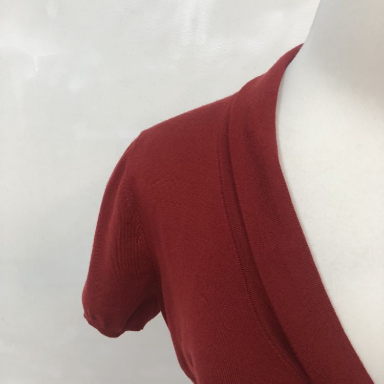 Gucci Gucci Red Knit Metal Ring Short Sleeve Sweater Size M Size M / US 6-8 / IT 42-44 - 6 Thumbnail
