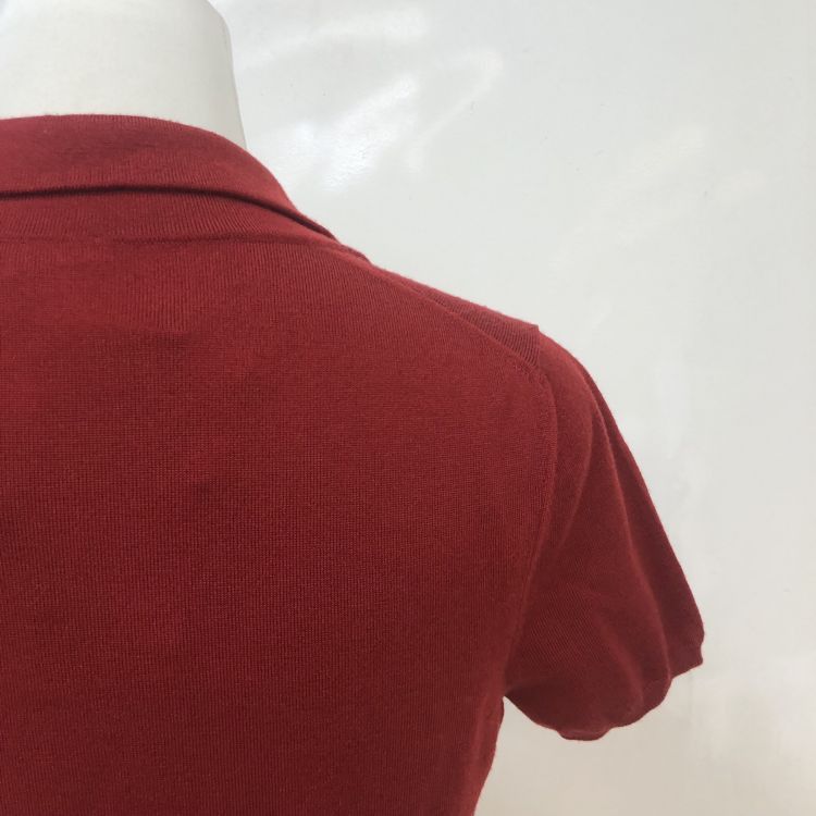 Gucci Gucci Red Knit Metal Ring Short Sleeve Sweater Size M Size M / US 6-8 / IT 42-44 - 8 Thumbnail