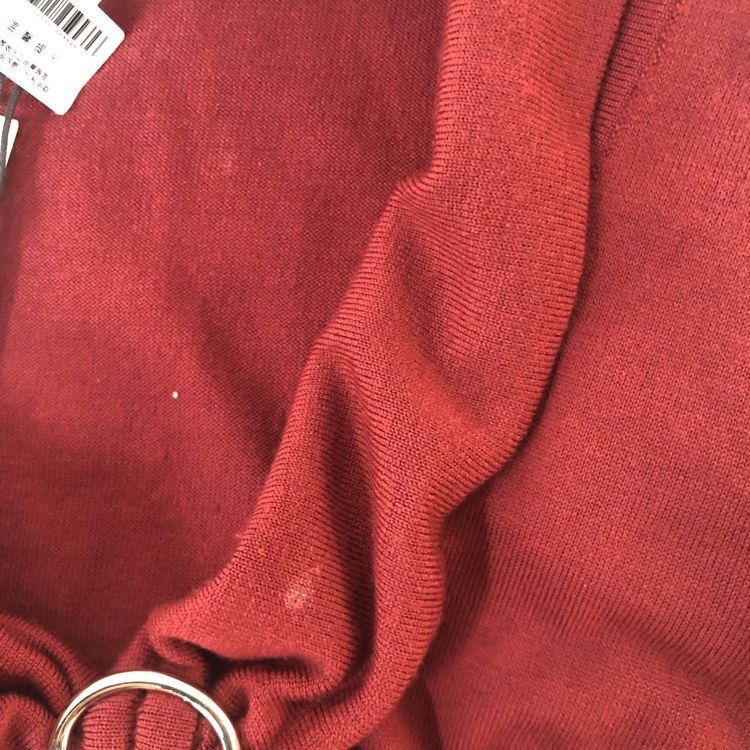 Gucci Gucci Red Knit Metal Ring Short Sleeve Sweater Size M Size M / US 6-8 / IT 42-44 - 11 Thumbnail