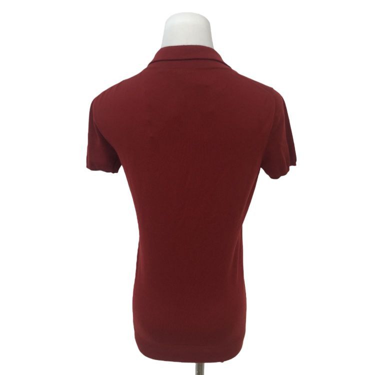 Gucci Gucci Red Knit Metal Ring Short Sleeve Sweater Size M Size M / US 6-8 / IT 42-44 - 2 Thumbnail