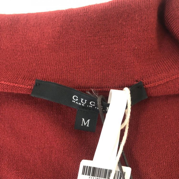 Gucci Gucci Red Knit Metal Ring Short Sleeve Sweater Size M Size M / US 6-8 / IT 42-44 - 3 Thumbnail
