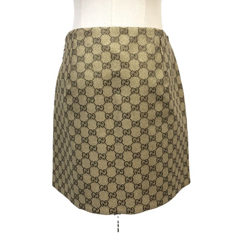 Gucci Gucci GG Monogram Mini Skirt Size 42 Size 28" / US 6 / IT 42 - 2 Thumbnail