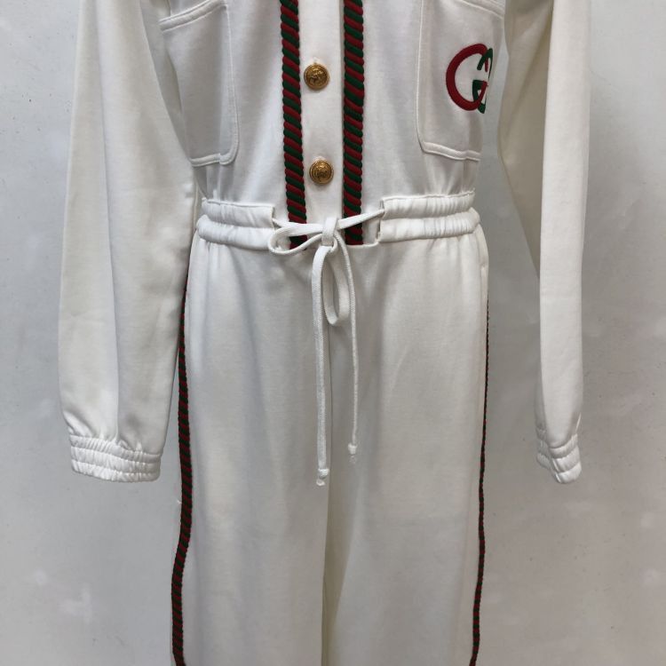 Gucci Gucci Logo Trim Jumpsuit Size S Size 27" / US 4 / IT 40 - 11 Thumbnail