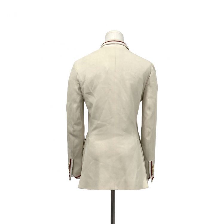 Gucci Gucci Cream Piping Blazer Size 42 Size M / US 6-8 / IT 42-44 - 2 Thumbnail