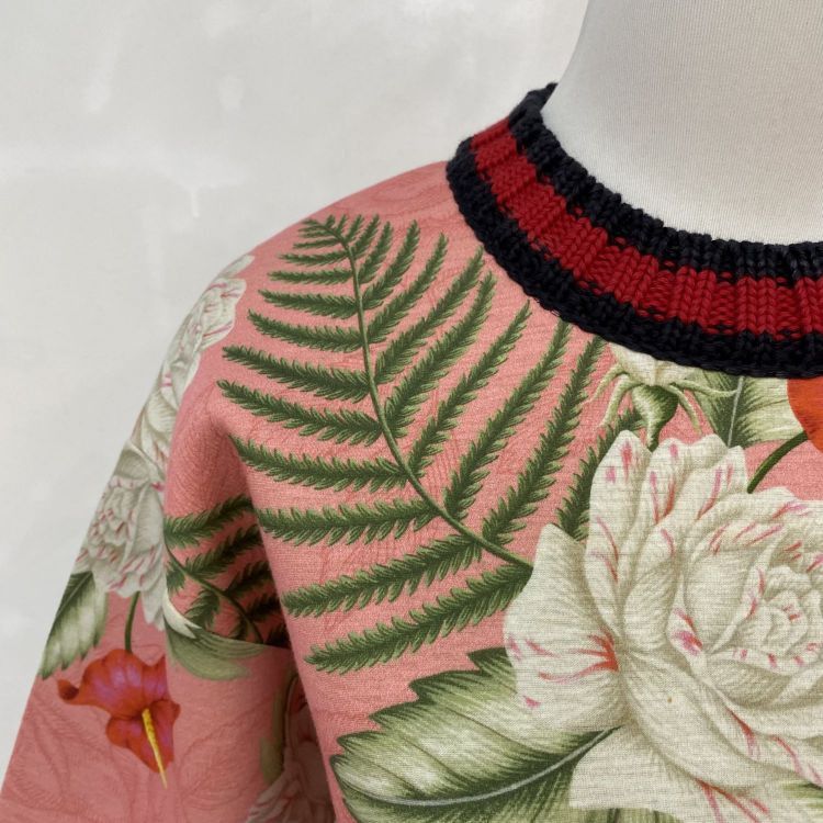Gucci Gucci Floral Beaded Sweatshirt Size XS Size XS / US 0-2 / IT 36-38 - 8 Thumbnail