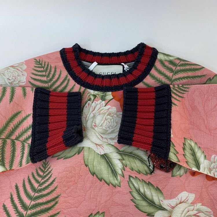 Gucci Gucci Floral Beaded Sweatshirt Size XS Size XS / US 0-2 / IT 36-38 - 12 Thumbnail