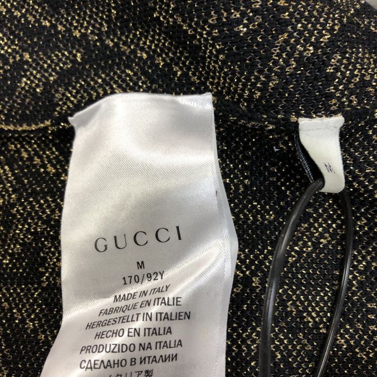 Gucci Gucci GG Pattern Short Sleeve Knit Sweater Size M Size US M / EU 48-50 / 2 - 4 Thumbnail