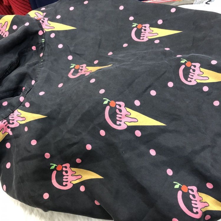 Gucci Gucci Ice Cream Print Silk Hoodie Size S Size US S / EU 44-46 / 1 - 9 Thumbnail