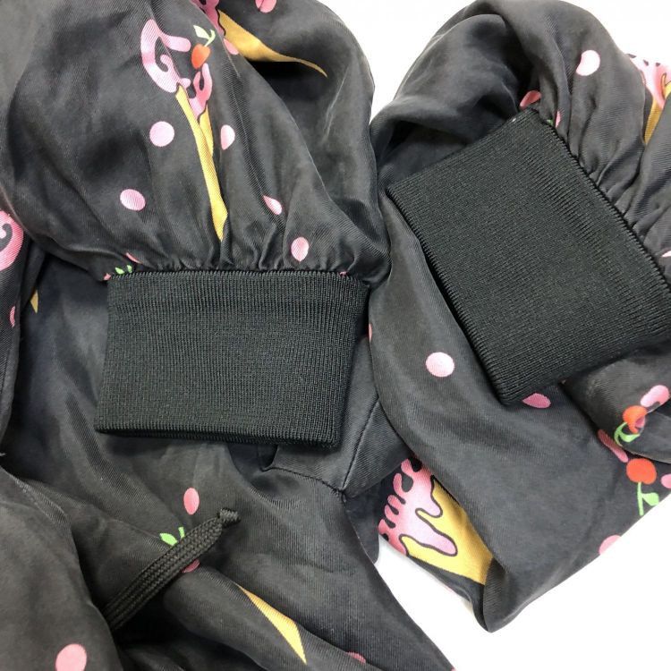 Gucci Gucci Ice Cream Print Silk Hoodie Size S Size US S / EU 44-46 / 1 - 8 Thumbnail