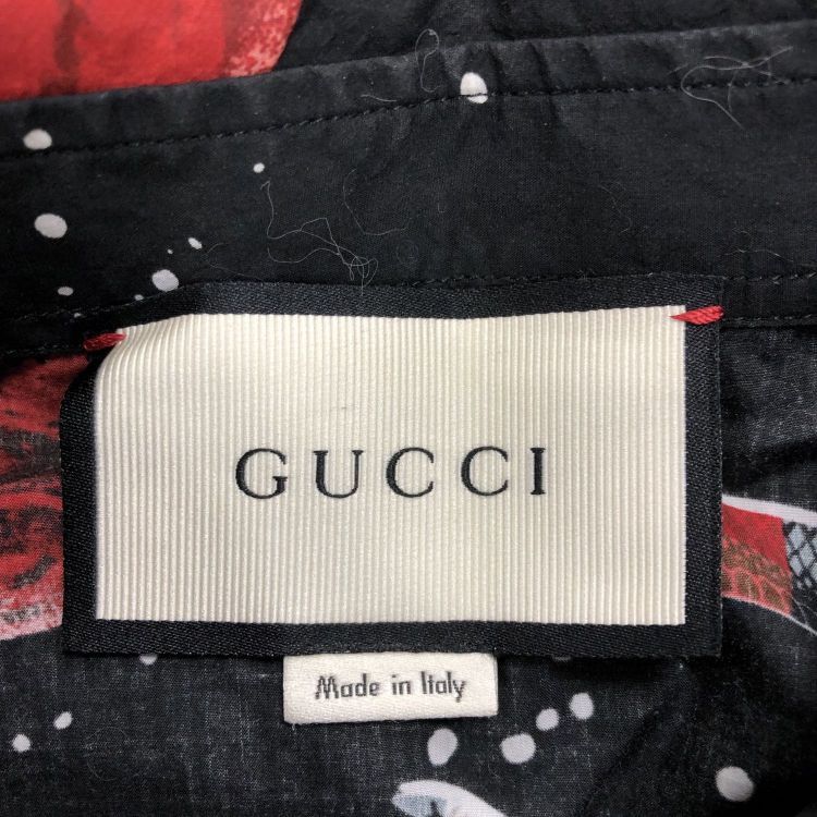 Gucci Gucci Planet Snake Print Shirt Size M Size US M / EU 48-50 / 2 - 3 Thumbnail