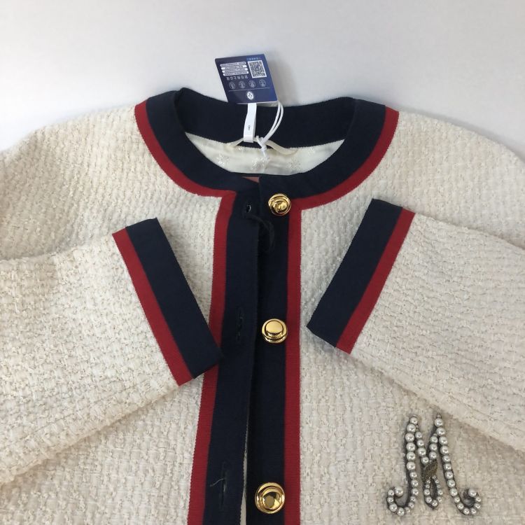 Gucci Gucci Pearl Embellished Tweed Jacket Size 42 Size M / US 6-8 / IT 42-44 - 10 Thumbnail