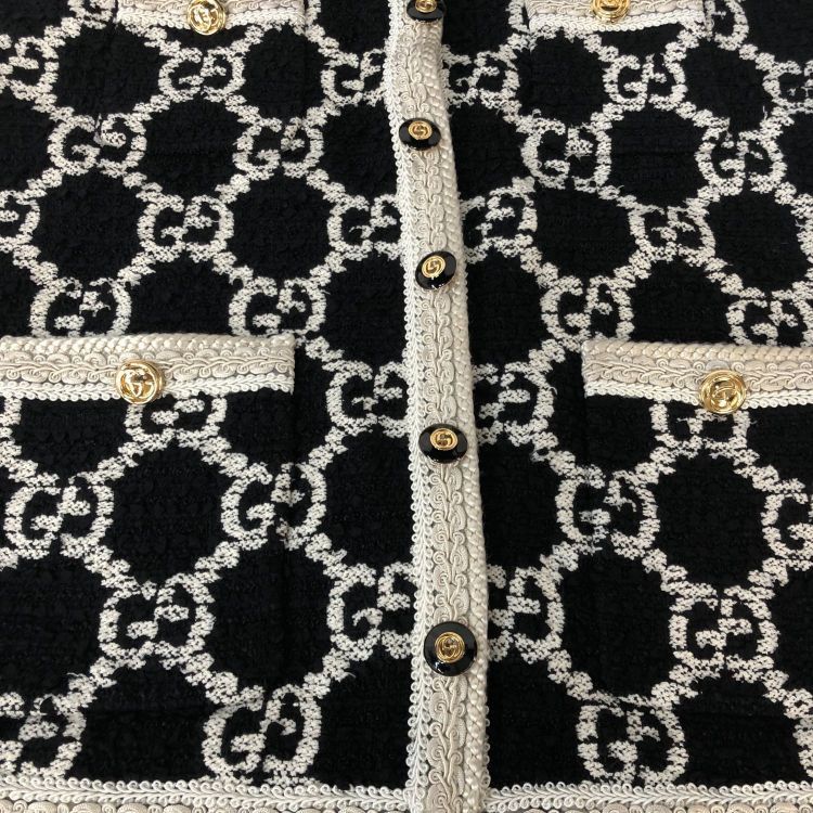 Gucci Gucci Monogram Tweed Vest Size 38 Size XS / US 0-2 / IT 36-38 - 12 Thumbnail