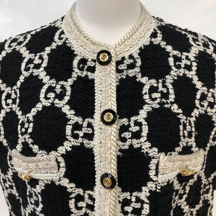 Gucci Gucci Monogram Tweed Vest Size 38 Size XS / US 0-2 / IT 36-38 - 7 Thumbnail