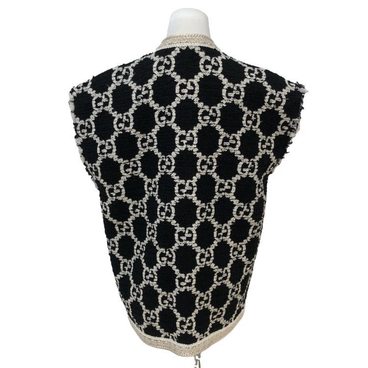 Gucci Gucci Monogram Tweed Vest Size 38 Size XS / US 0-2 / IT 36-38 - 2 Thumbnail