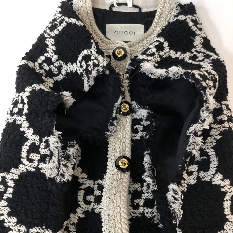 Gucci Gucci Monogram Tweed Vest Size 38 Size XS / US 0-2 / IT 36-38 - 11 Thumbnail