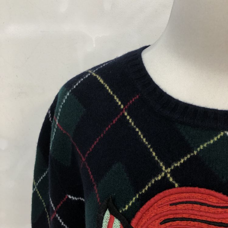 Gucci Gucci Mask XXV Argyle Sweater Size M Size US M / EU 48-50 / 2 - 7 Thumbnail